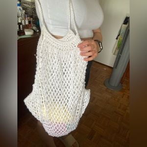 French crochet market bag handmade by me
